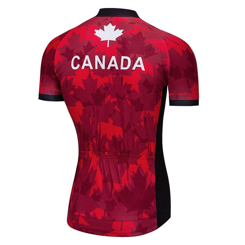 Canada Maple Leaf Cycling Jersey.