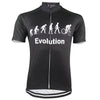 Evolution Of Man Cycling Jersey - Black.
