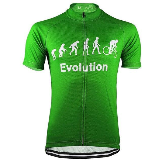 Evolution Of Man Cycling Jersey - Green.