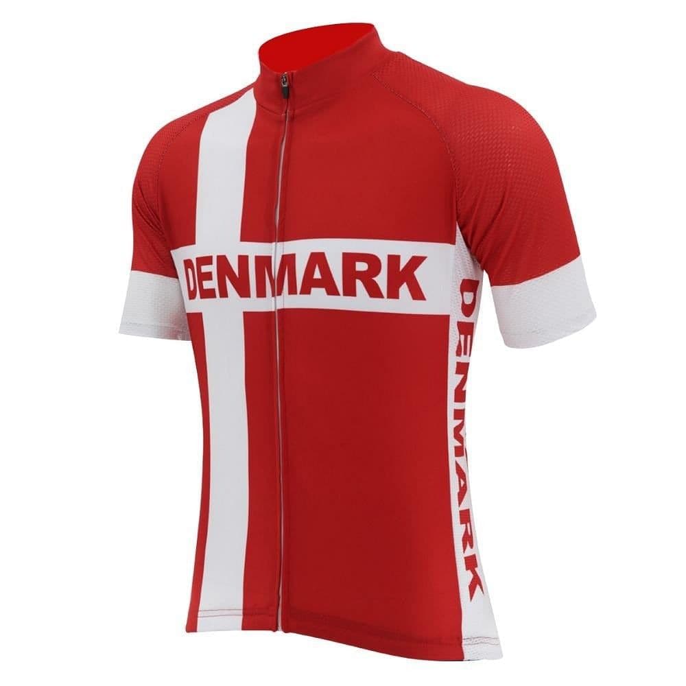 Denmark Flag Cycling Jersey.