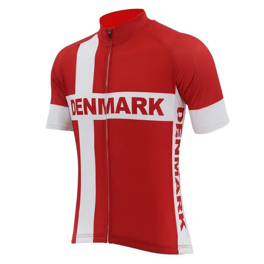 Denmark Flag Cycling Jersey.