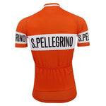 Retro San Pellegrino Cycling Jersey - Orange.