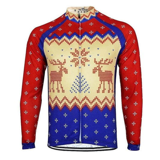Christmas Jumper Reindeer Jersey - Long Sleeve.