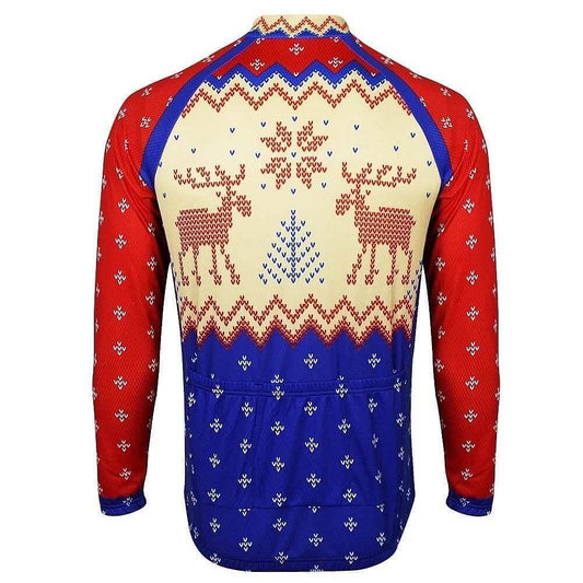 Christmas Jumper Reindeer Jersey - Long Sleeve.