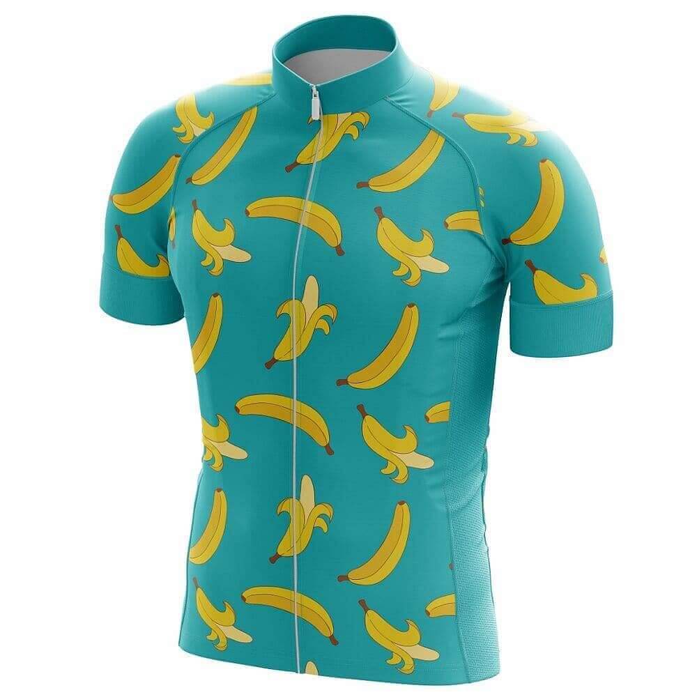 Banana Print Cycling Jersey.