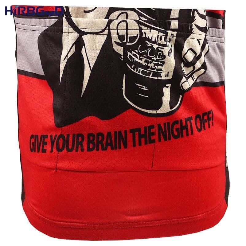 Give Your Brain The Night Off - Beer Cycling Jersey.