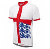 England Flag 3 Lions Cycling Jersey.