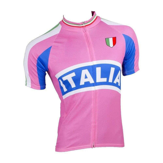 Pink Italia Italy Cycling Jersey.