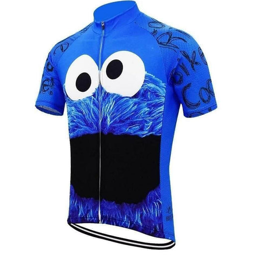 Cookie Monster - Ride, Bike, Eat Cookie! Cycling Jersey.