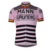 Retro Dr. Mann Grundig Cycling Jersey - Pink.